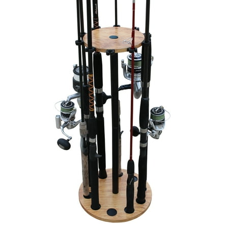 Rush Creek Creations 10 Round Fishing Rod/Pole Storage 