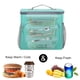 thumbnail image 3 of Irfora Bolsa de almuerzo con aislamiento Tote Box Picnic Tote con hombro ajustable S-trap a prueba de fugas y bolsa de asas más fresca de moda para adultos y niños Irfora Bolsa del almuerzo, 3 of 7