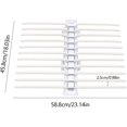 thumbnail image 7 of 22 Arms Steel Pull Out Pants Rack Closet Pants Hanger Clothes Organizers Beige, 7 of 7