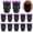 Purple, variant on 12Pcs Halloween Glow Skull Plastic Cups, Light-Up Drinking Glasses for Cocktail Party Decor, Spooky Themed Tableware for Summer Events & Fall Celebrations