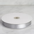 thumbnail image 2 of BalsaCircle 7/8" x 100 yards Silver Shiny Single Side Satin Ribbon Wedding FAVORS Crafts, 2 of 3