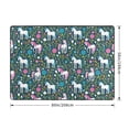 thumbnail image 2 of Area Rugs For Living Room Decor - Cartoon Cute White Horse Flower_A Soft Anti Slip Throw Washable Rugs 5x7 For Bedroom, Indoor Carpet For Bedroom Living Room 80x58In, 2 of 7