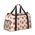 thumbnail image 2 of Easygdp Popcorn Bolsa de Gimnasio, Bolsa de Viaje Duffel, Bolsa de Fin de Semana con Compartimentos, Bolsa de Mano para Noche, 2 of 7
