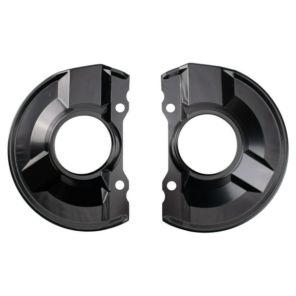 TRQ Front , Front Right Brake Dust Shield Set BCA38562 Fits Select 2007-2012 Dodge Caliber , 2007-2017 Jeep Compass , 2007-2017 Jeep Patriot