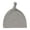 Deep Heather Grey, variant on Soft Warm Baby Hats | Adjustable Top Knot Baby Beanie | Custom Baby Caps