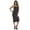 Black, variant on Inkmeso Womens Sexy Spaghetti Strap Dress Printed Bodycon Club Party Midi Dress