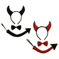 thumbnail image 2 of SeasonsTrading Red Devil Horns, Tail, & Bow Tie Costume Set, 2 of 2