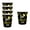D, variant on Graduation Party Supplies Kit - 16-Pack Black Tableware Set Disposable Plates Cups Cutlery Banner Tablecloth for Campus Celebration​