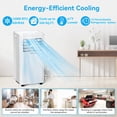 thumbnail image 4 of Aire acondicionado portátil Coolblus de 12000 BTU para 550 m² con control remoto, 4 of 7