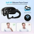 thumbnail image 2 of 8-in-1 Silicone Cover Set for Meta Quest 3s Accessories, VR Protective Cover Accessories for Oculus Quest 3S with Facial Interface, Shell Cover, Controller Grip Cover, Joystick Caps, 2 of 13