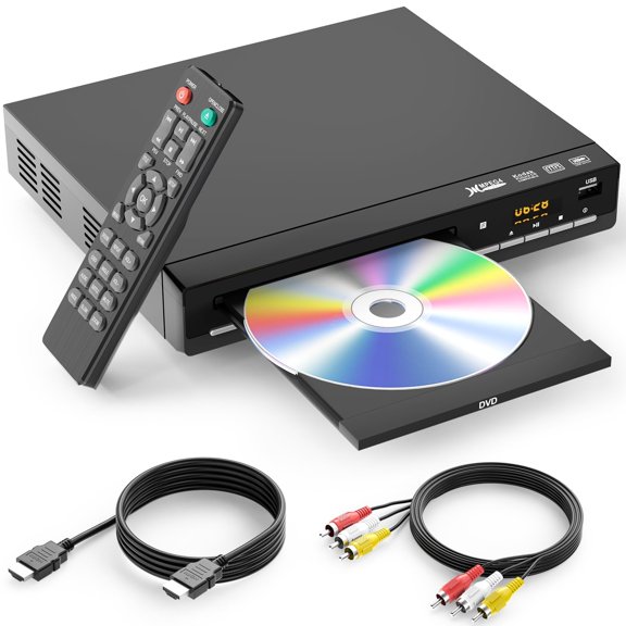 Reproductor de DVD WSJSYH All-Region con HDMI, reproductor de CD, puerto USB