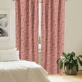 thumbnail image 2 of Ambesonne Terracotta Window Curtains, Exotic Warm Tone Pebble, Each 28" W x 84" L, Coral Rust Pale Rust, 2 of 3