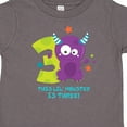thumbnail image 4 of Inktastic Monster 3rd Birthday Boys or Girls Toddler T-Shirt, 4 of 5