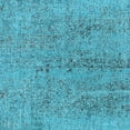 thumbnail image 1 of Ahgly Company Indoor Square Oriental Light Blue Industrial Area Rugs, 5' Square, 1 of 4