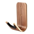thumbnail image 1 of Wood Wall Mounted Hanger Hook Musical Instruments Display Rack Stand Holder Easy for Ukulele, 1 of 2
