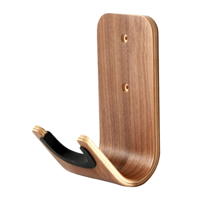 Wood Wall Mounted Hanger Hook Musical Instruments Display Rack Stand Holder Easy for Ukulele