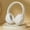 White WH, variant on Latrodar Bluetooth 5.3 Headset HIFI With Excellent Audio Quality Safety Guaranteed /Wireless Connection Beige Home Gadgets