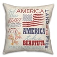thumbnail image 2 of Creative Products America Independence Words 18x18 Spun Poly Pillow, 2 of 3