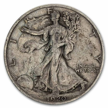 1920 Walking Liberty Half Dollar VF