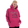 thumbnail image 2 of Hawaii Hibiscus Flower Distressed HI Hoodie Sweatshirt Women Men Brisco Brands S, 2 of 2