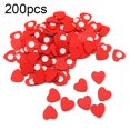 thumbnail image 2 of 200 Pegatinas de madera en forma de corazón Yashi autoadhesivas para decoración de habitaciones rojo, 2 of 5