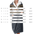thumbnail image 3 of MEICHEN Bath Robes for Women Fashion Hooded Fleece Robe Soft Warm Bathrobe Cute Striped Plush Loungewear with Pockets Women's Essentials Summer Sleepwear, 3 of 5