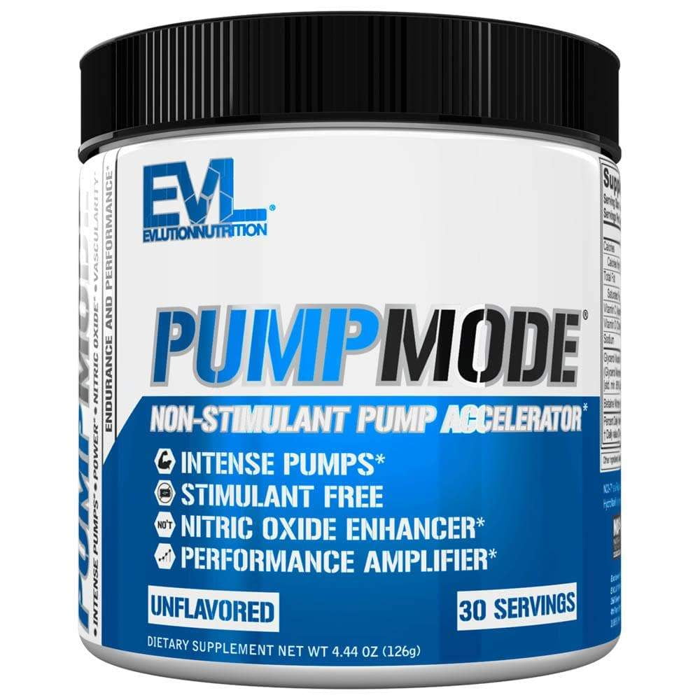 Evlution Nutrition Pump Mode Pre Workout Powder, 30