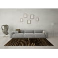 thumbnail image 3 of Ahgly Company Indoor Rectangle Abstract Orange Modern Area Rugs, 7' x 10', 3 of 4