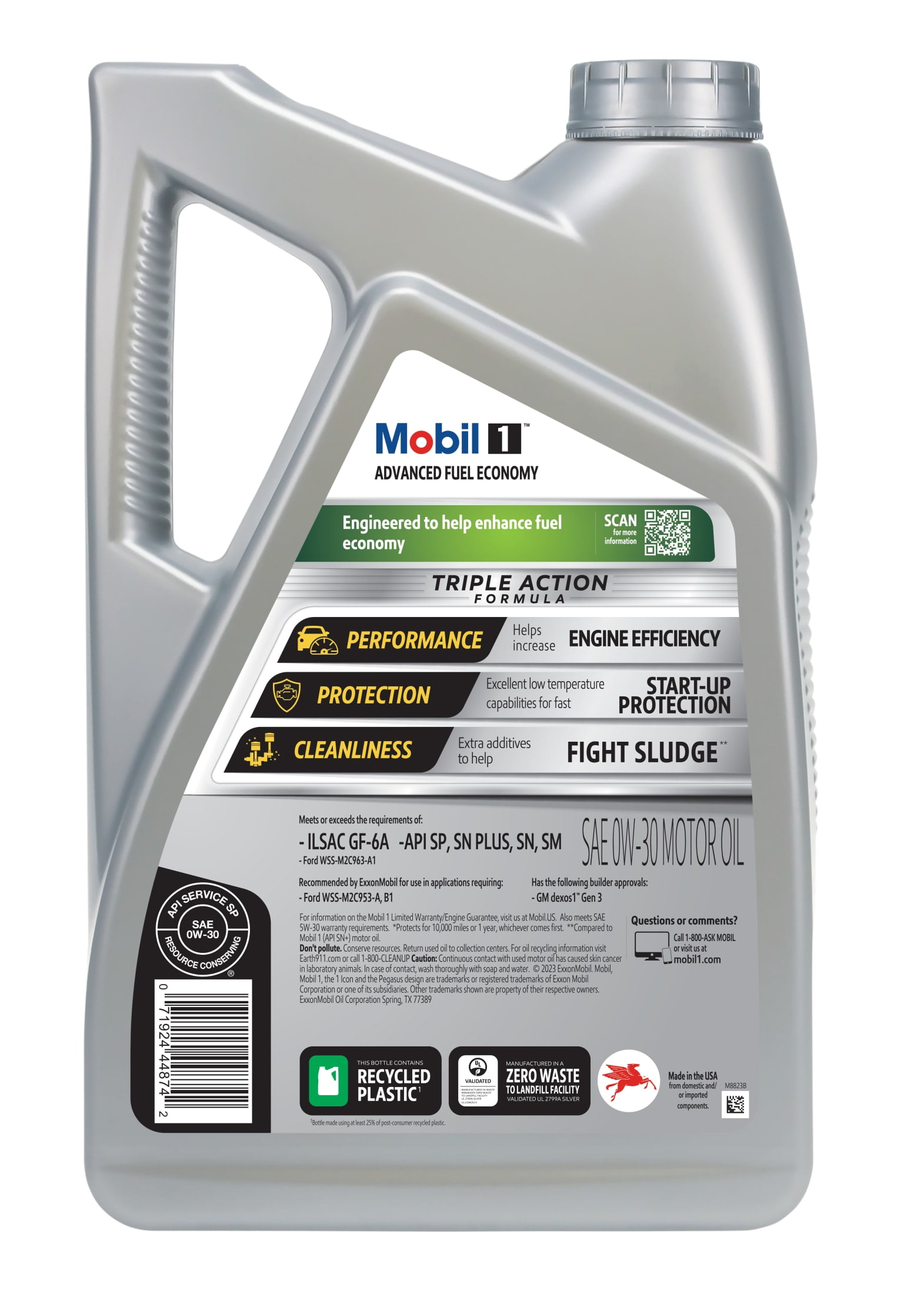 ⭐️NATURAL BEAUTY BASIC Mobil 1 Advanced Fuel Economy Full Synthetic Engine Oil 0W