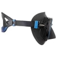 thumbnail image 3 of Visor Máscara Adulto CRESSI  Quantum Negro/Azul Dos Lentes Transparentes Bajo Volumen Antiempañante, 3 of 6