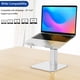 thumbnail image 3 of Soporte para portátil BESIGN LSX6N ergonómico ajustable plateado, 3 of 9