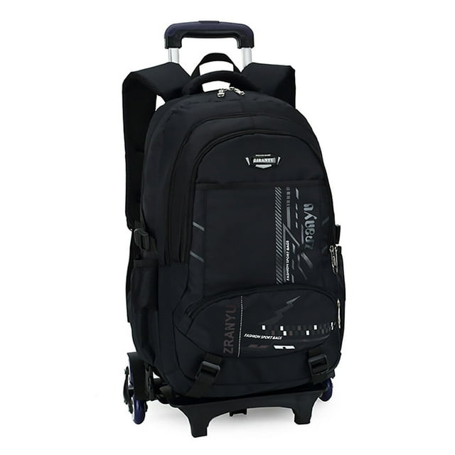 Sac à Dos Trolley Créatif à 6 Roues Sac à Dos à Roulettes Sac à Dos d'École pour Enfants