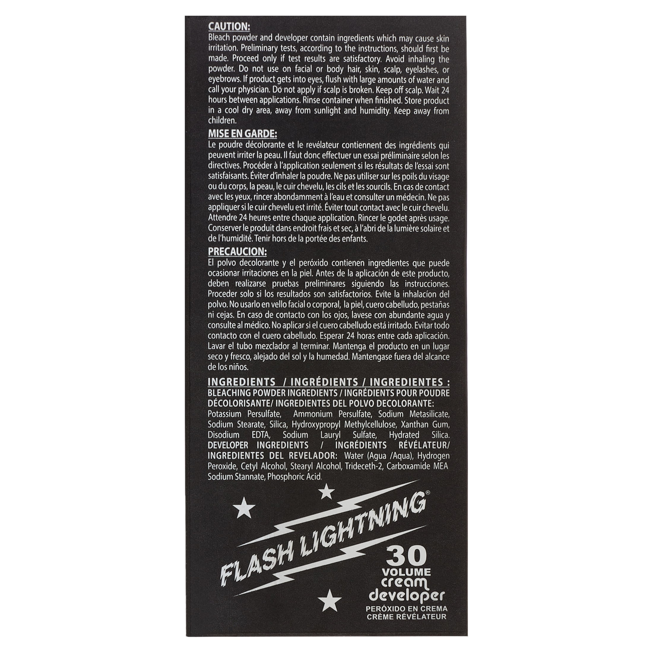 Flash Lightening 30 Volume Bleach Kit by Manic Panic, Lightener