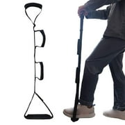 Leg Lifter Strap, Multi Loop Adjustable with Nylon Webbing with Hand Grips ,35inch-44inch for Bed Couch ,Hip Replacement, , Soft Handle