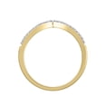 thumbnail image 2 of 1/10 Carat T.W. (I2 clarity, H-I color) Brilliance Fine Jewelry Diamond Contour Wedding Band in 10kt Yellow Gold, Size 9, 2 of 5