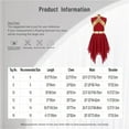thumbnail image 7 of Praise Dance Dress Women's Color Block Patchwork Dress SleevelessIrregular Hem Modern Lyrical Dancewear, 7 of 7