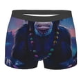 thumbnail image 5 of Uemuo Starry Sky Meditating Chimpanzees Pattern Men's Boxer Briefs,Trunk Anti-Chafing,Comfortable, Durable, and Stylish Underwear-Small, 5 of 9