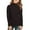 Brown, variant on Girls Turtleneck Long Sleeve Ribbed Knit Pullover Sweater Soft Stretchy Lightweight Top for Kids Teens School Daily Wear