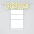 thumbnail image 2 of Ambesonne Colorful Valance Pack of 2, Different Citrus Pattern, 54"X12", Multicolor, 2 of 4