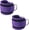 Purple, variant on Minzimin Ankle Straps Ankle Resistance Bands Wrist Cuffs Padded Straps Adjustable Fitness Glute Kickback D-Ring for Cable Machine Gym Foot Leg Training Brace Support, Leg Pulley Attachment Kickback S