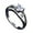 WhiteUS 9, variant on UDIYO MOM Fashion Heart Cubic Zirconia Inlaid Finger Ring Jewelry Mothers Day Gift