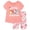 Hello Kitty Pink, variant on Hello Kitty Toddler Girls' 2-Piece T-Shirt and Bike Shorts Set Rainbow