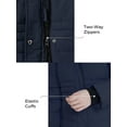 thumbnail image 4 of ZSHOW Girls' Winter Coat Quilted Winter Jacket Hooded Puffer Jacket Navy 14/16, 4 of 11
