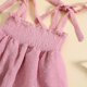 thumbnail image 4 of Vestido De Princesa Para NiñAs, Dobladillo Con Volantes, Informal, Con Lunares Suizos, Vestido De Fiesta Acampanado, 4 of 4