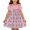 Pink C, variant on Girls Summer Dress Floral Ruffle Sleeve Swing Flowy Dresses A-line Sundress for Girls Casual Beach Wedding Dress Pink B 6-7 Years