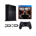 thumbnail image 1 of Sony PlayStation 4 (PS4) 1TB Fat Console Bundle with Call of Duty: Black Ops 3 & RetroFam Wireless Controller - Jet Black (Refurbished), 1 of 7