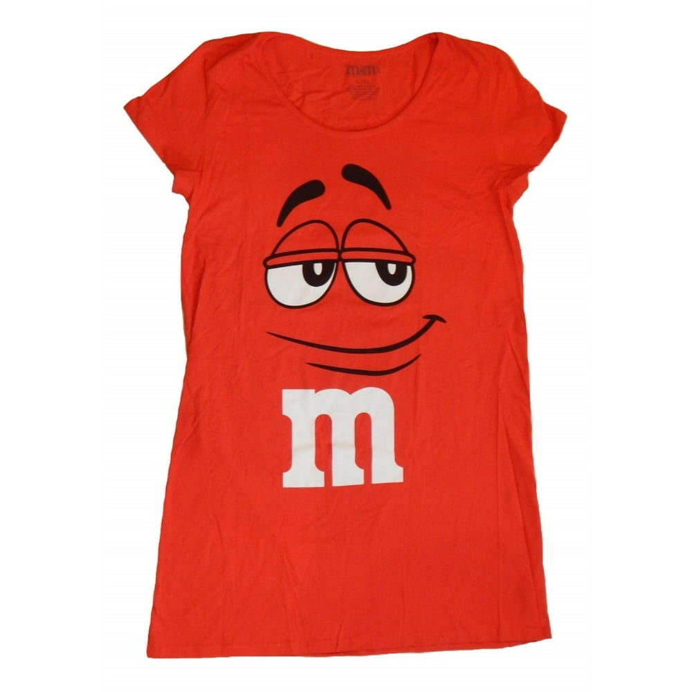 M&M'S - M&M M&M's Candy Silly Character Face T-Shirt (Red Character ...