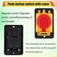 thumbnail image 4 of Electromagnetic Switch Magnetic Button Switch KJD12 16A 250V Power Tool Undervoltage Overload Protection Switch, 4 of 5