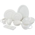 thumbnail image 1 of Service de vaisselle carrée 16 pièces Bone China, 1 of 6