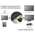 thumbnail image 4 of SatelliteSale USB Tipo C (Compatible con Thunderbolt 3) a HDMI Converter 3 Pies SatelliteSale USB-C to Male HDMI 3 Feet, 4 of 4